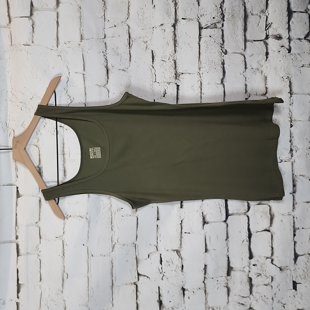 Long and Lean Ribbed Tank Top
